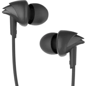 boAt Bassheads 100 Wired Headset  (Black, In the Ear)