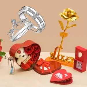 PRIDE STORE Artificial Flower, Jewellery, Message Pills, Showpiece, Soft Toy, Greeting Card Gift Set