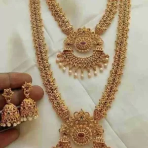 Brass Gold-plated Gold Jewel Set